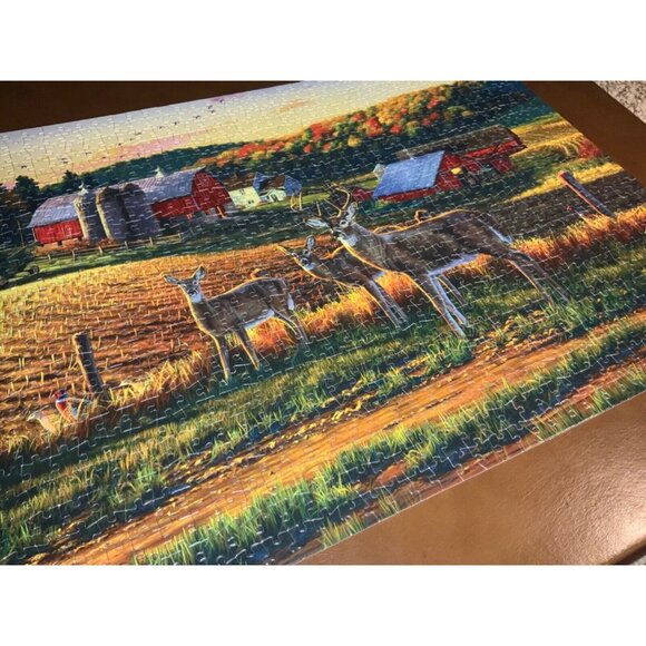 Darrell Bush Harvest Time 1000-Piece Jigsaw Puzzle By Buffalo Games - Picture 8 of 10